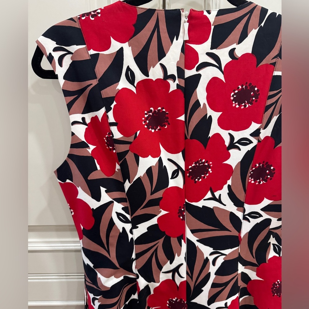 NWT Kate Spade Poppy Field Structure Lingonberry Dress - Picture 4 of 5